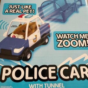 Zhu Zhu city Police Car Toy with Tunnel new - Does not include hamster